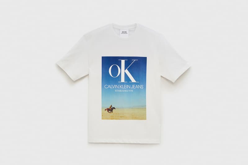 CALVIN KLEIN EST. 1978 Collection Logo T-shirt White Blue