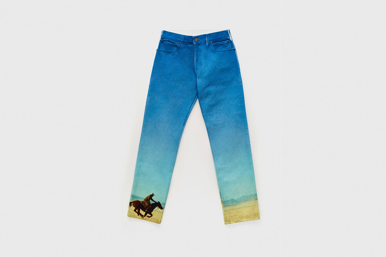 CALVIN KLEIN EST. 1978 Collection Motif Jeans Blue