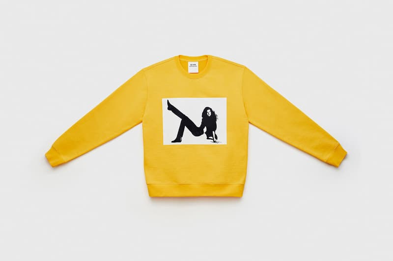 CALVIN KLEIN EST. 1978 Collection Icon Printed Crewneck Sweatshirt Yellow