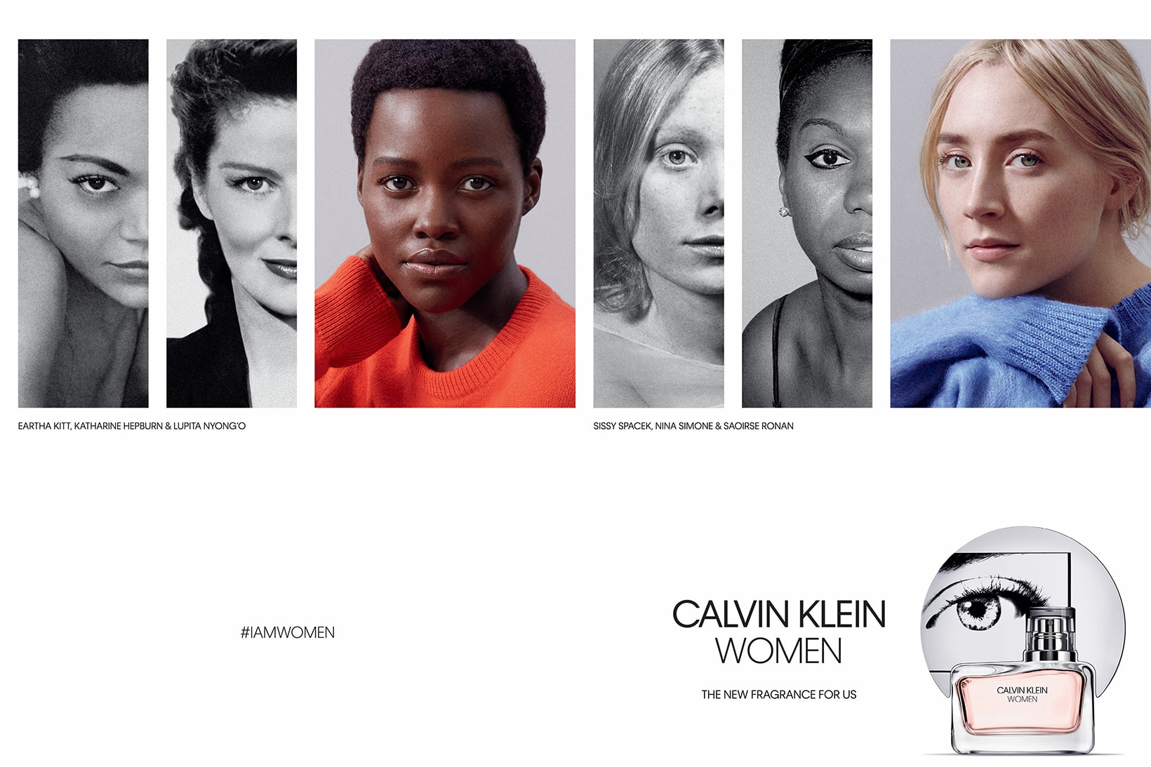 Calvin Klein Raf Simons Women Fragrance Perfume Lupita Nyong'o Saoirse Ronan