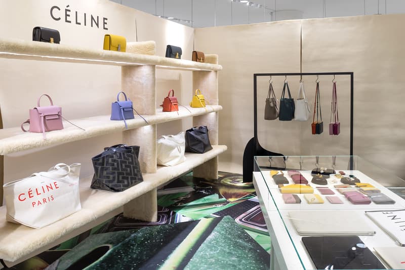 Celine Bags Tote Handbags Trio Wallets Pop-Up Nordstrom Vancouver Pacific Centre