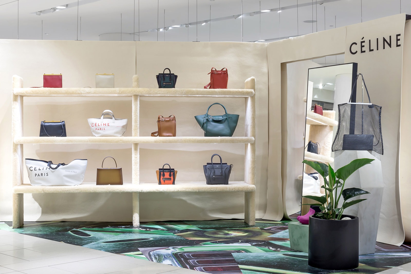 Celine Bags Tote Pop-Up Nordstrom Vancouver Pacific Centre Boots
