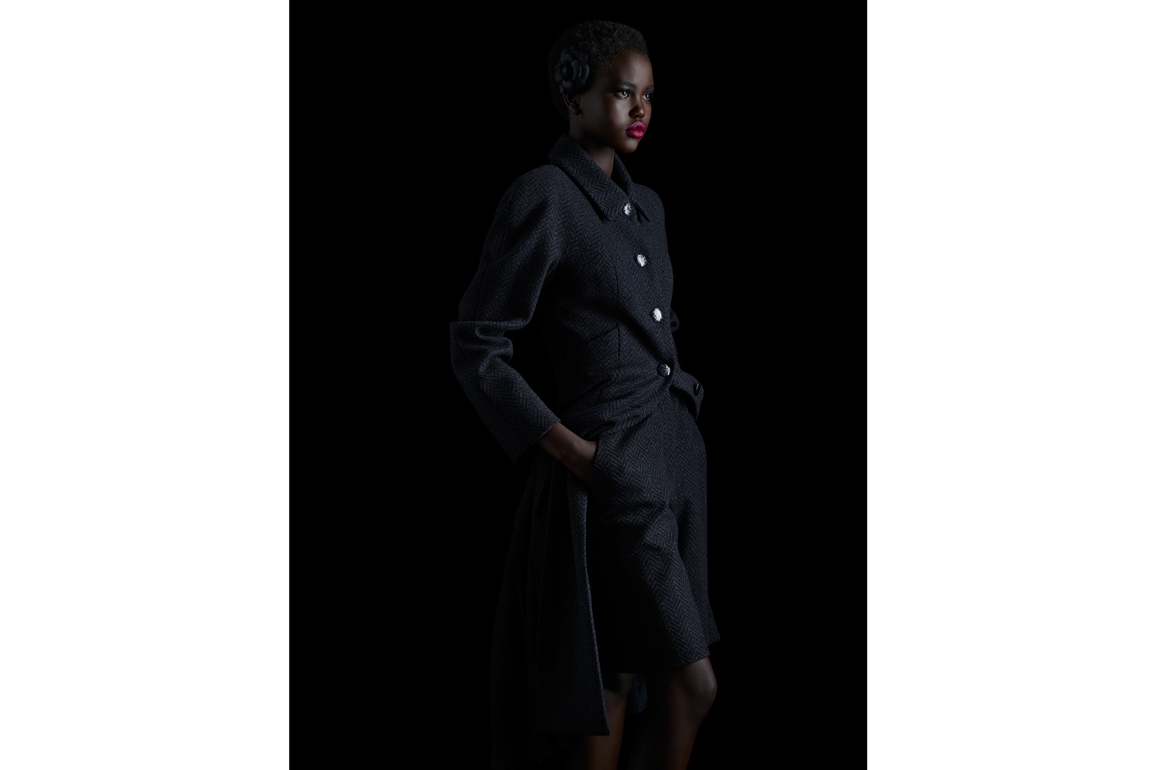 Chanel Fall Winter 2018 Pre-Collection Tweed Jacket Bermuda Shorts Black