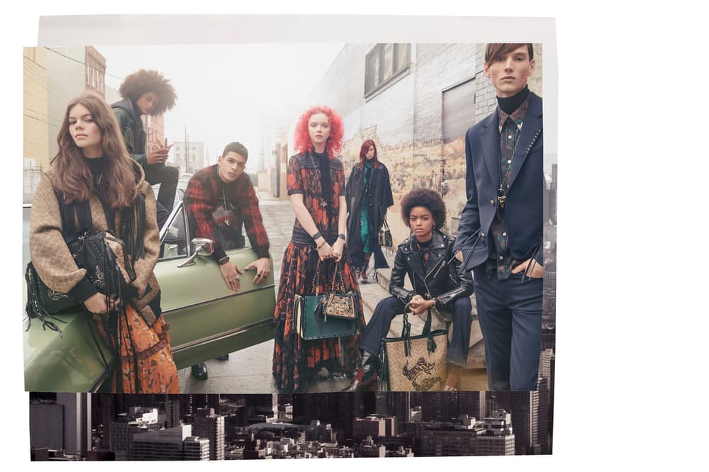 Coach Fall 2018 Campaign Jackets Brown Black Handbags Green