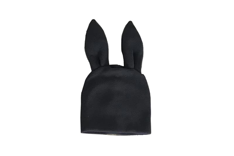 Comme des Garcons Shirt Bunny Ears Woven Beanie Black