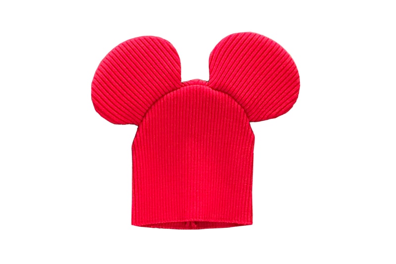 Comme des Garcons Shirt Mouse Ears Knit Beanie Red