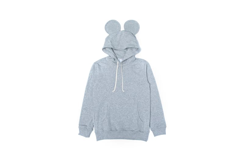 Comme des Garcons Shirt Mouse Ears Hooded Knit Grey