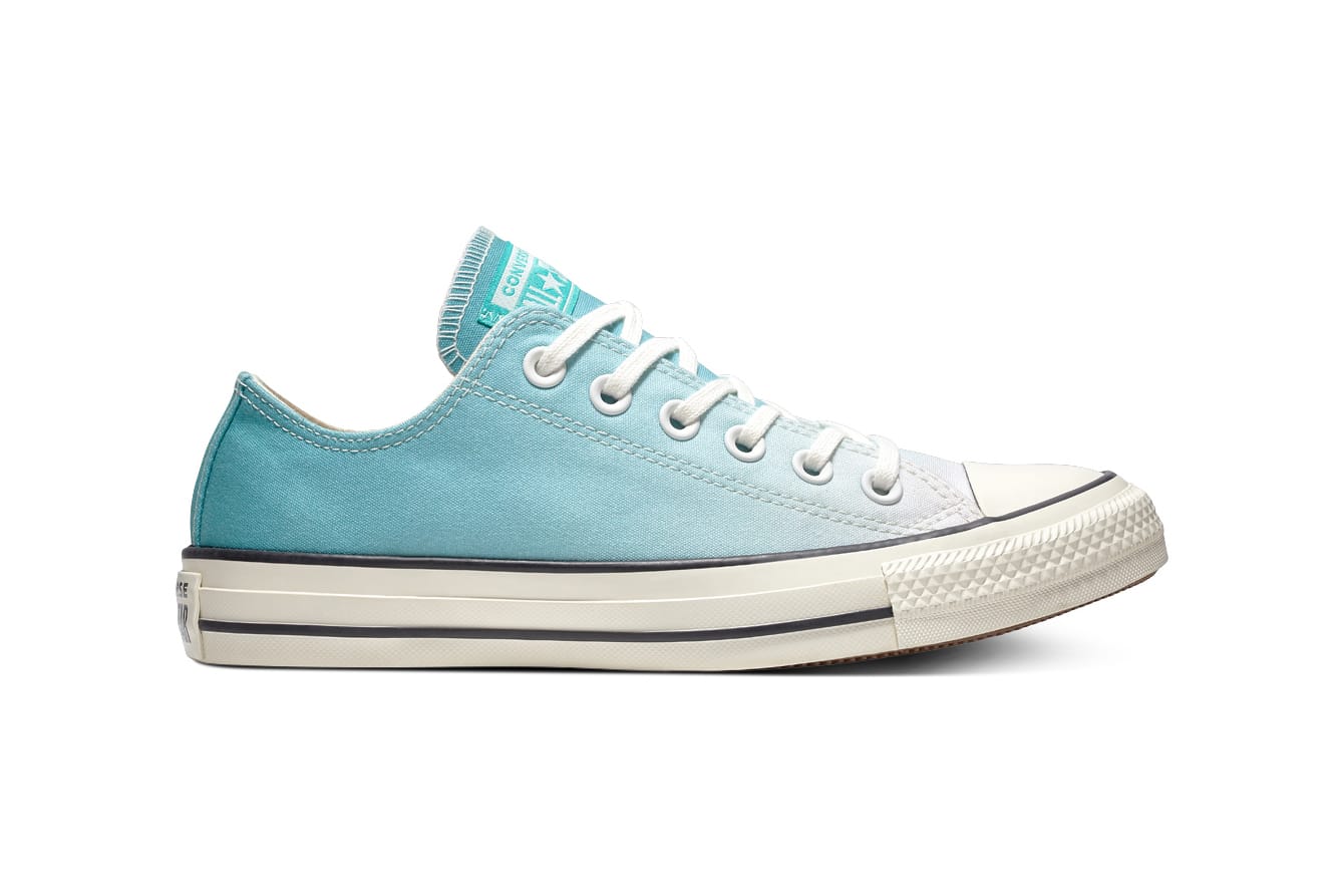 pure teal converse high tops