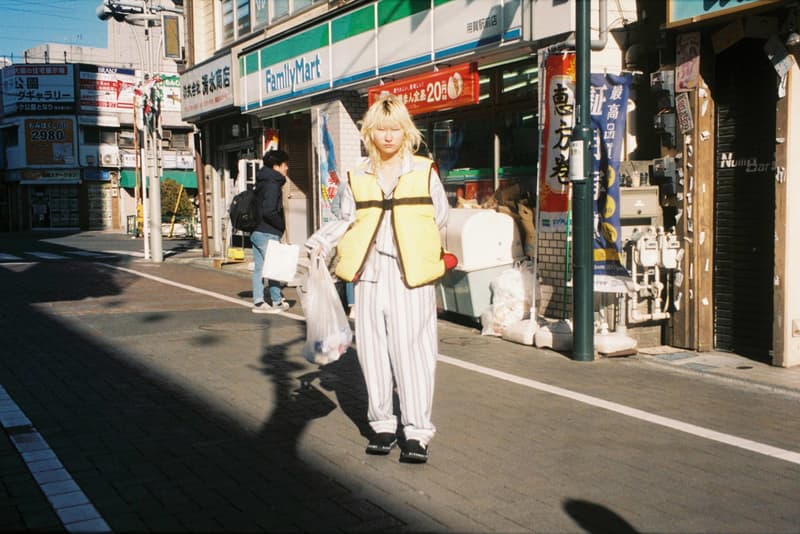 doublet Fall/Winter 2018 Lookbook Vest Yellow Shirt Pants White Black