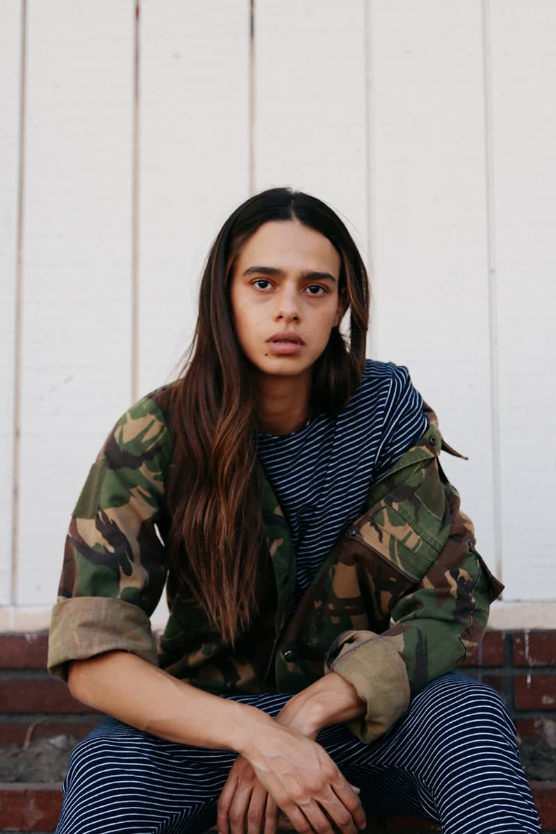 Faircloth Supply Summer 2018 Collection Lookbook Camo Jacket Multicolored