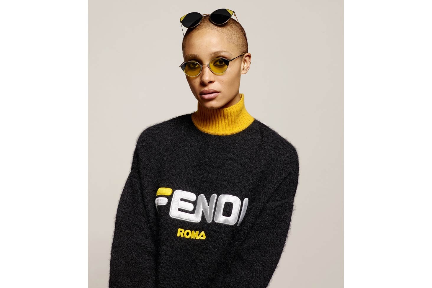 Fendi Fall Winter 2018 Gigi Hadid Adwoa Aboah