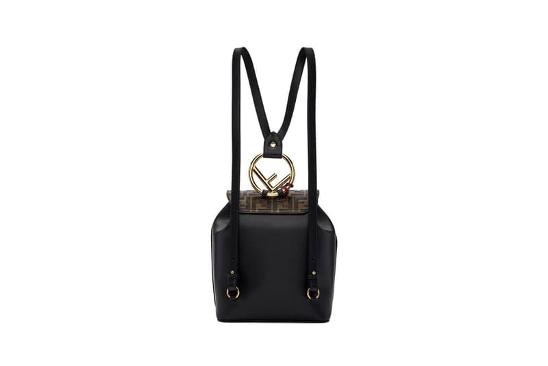 Fendi Forever Flap Backpack Black