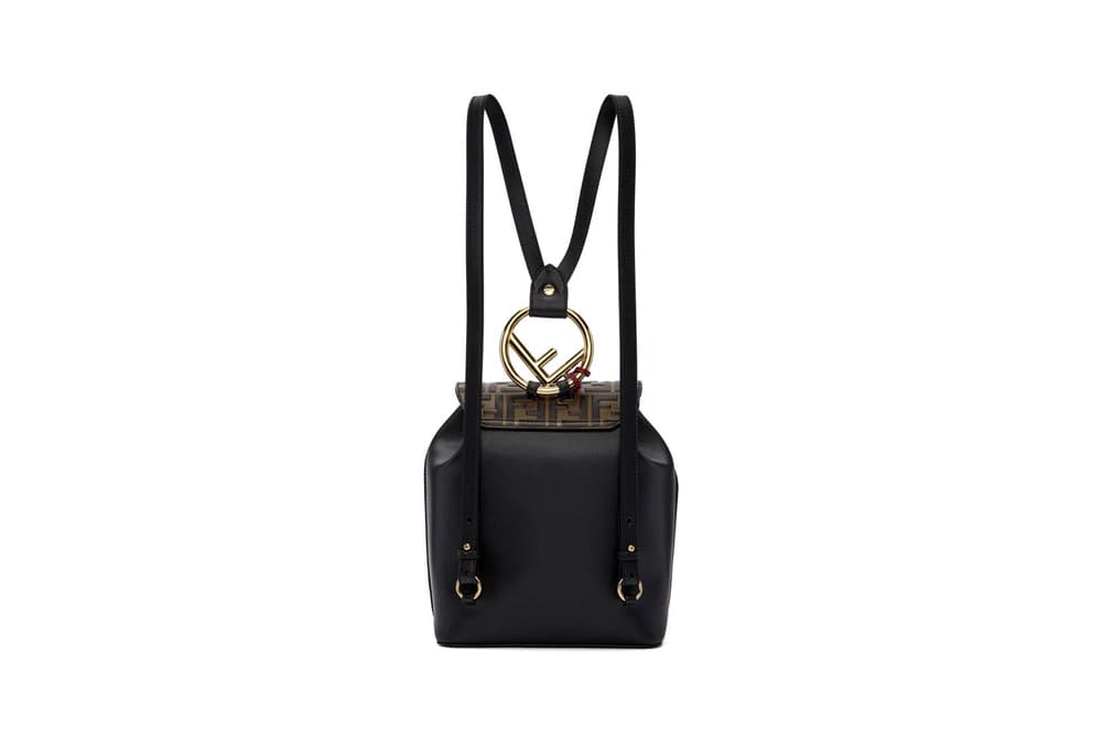 Fendi Forever Flap Backpack Black