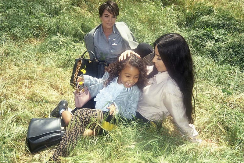 North West Stars in Fendi's Peekaboo Campaign With Kim Kardashian & Kris Jenner