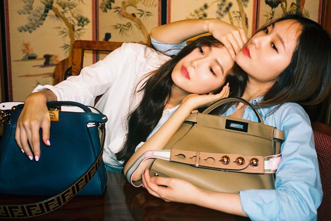 Jessica Krystal Jung K-pop Sisters F(x) Girls Generation Fendi Peekaboo Campaign Handbag Bag