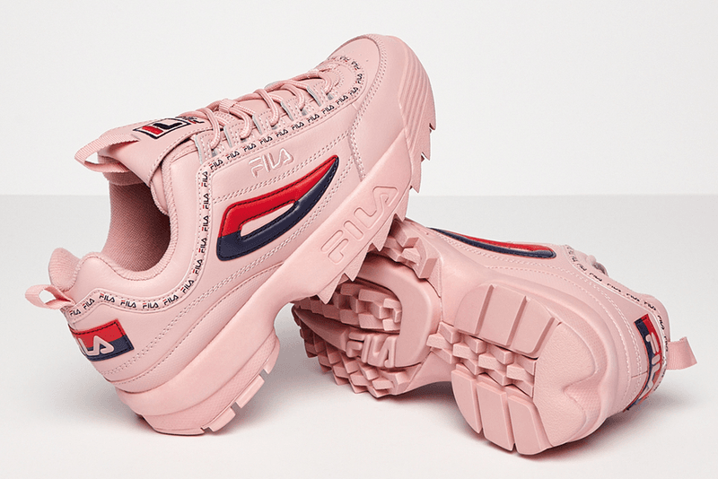 FILA Disruptor 2 Pink White Yellow Black White
