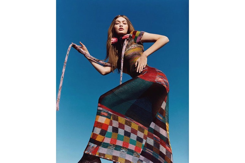 Gigi Hadid Missoni Fall/Winter 2018 Campaign Harley Weir Dress