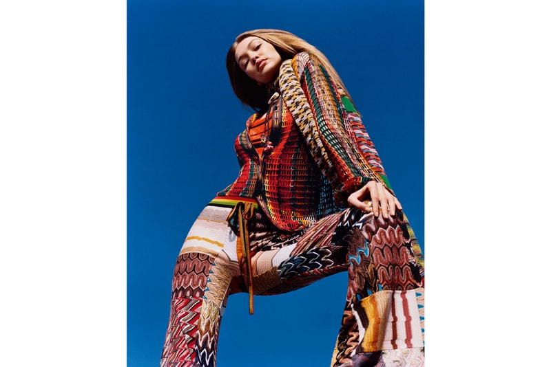 Gigi Hadid Missoni Fall/Winter 2018 Campaign Harley Weir Pants Sweater