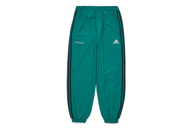 gosha rubchinskiy fall winter 2018 green adidas pants