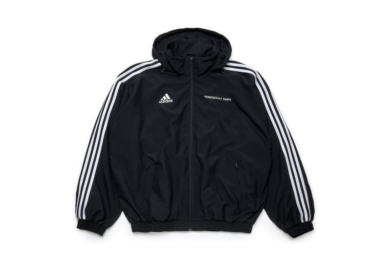 gosha rubchinskiy fall winter 2018 adidas jacket black