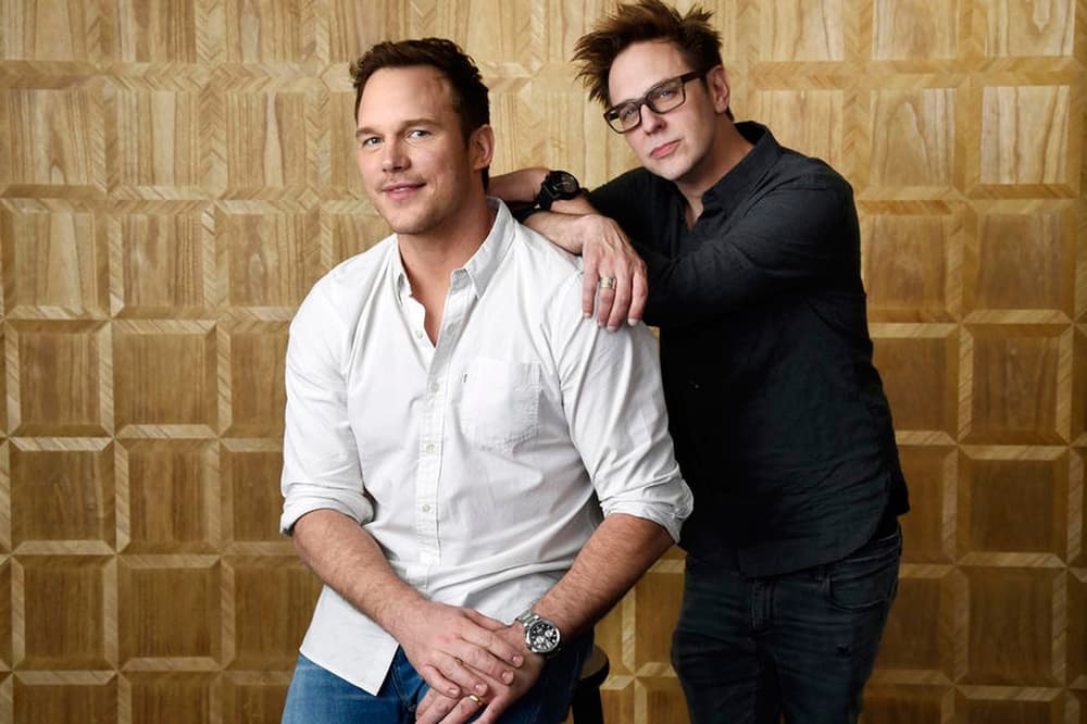 guardians of the galaxy cast support james gunn marvel disney