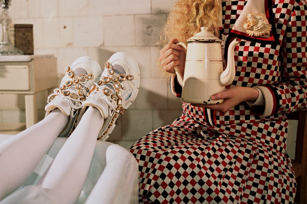 Gucci Fall/Winter 2018 Collectors Campaign SEGA Sneakers White