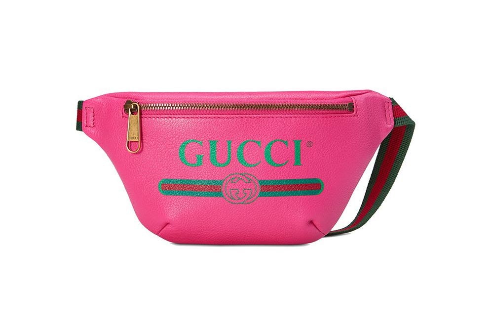 Gucci Logo Belt Bag Pink
