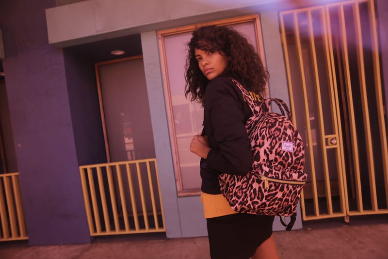 herschel animal print backpack