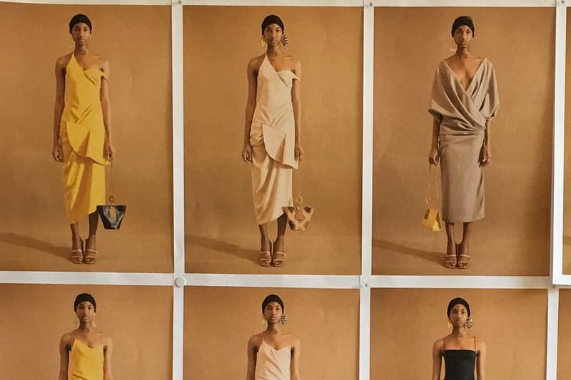 jacquemus orange dress