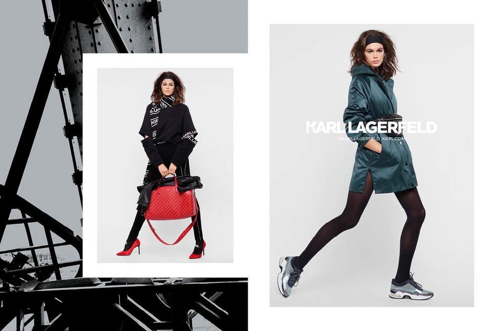 Kaia Gerber Karl Lagerfeld Fall Winter 2018 Campaign
