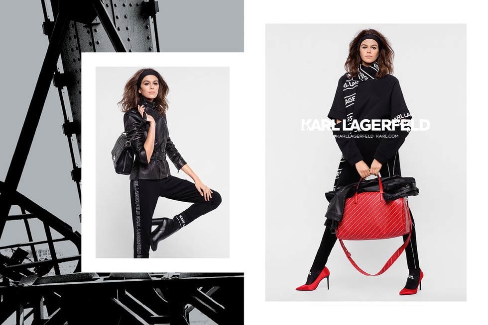 Kaia Gerber Karl Lagerfeld Fall Winter 2018 Campaign