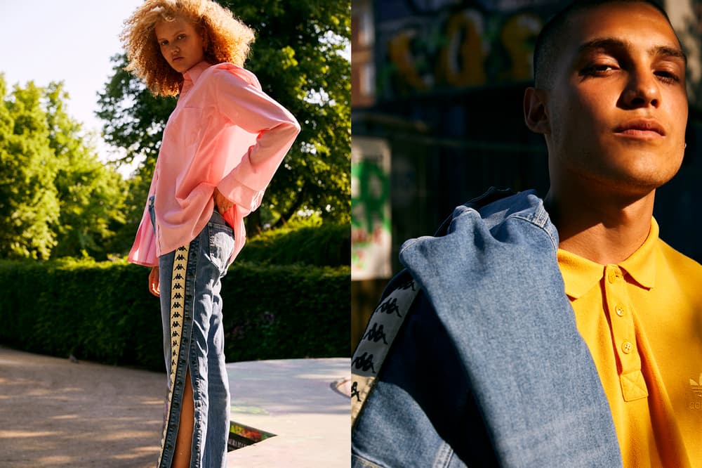 Kappa BANDA Spring/Summer 2018 Collection Editorial Jeans Blue