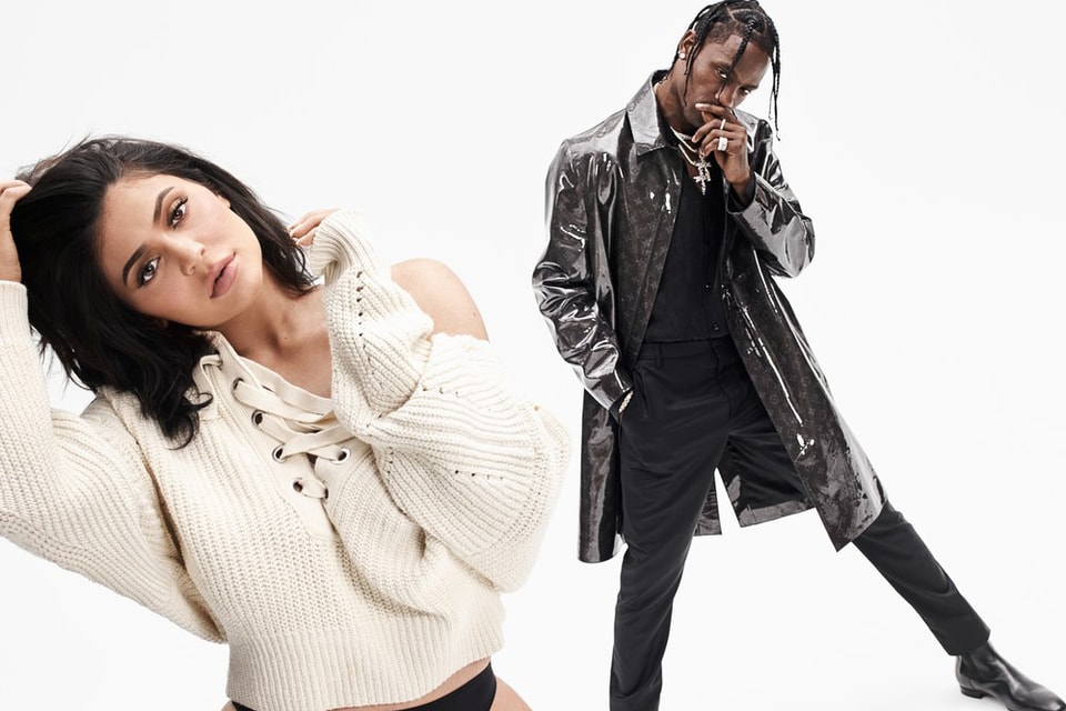 Image result for Kylie Jenner & Travis Scott for GQ US August 2018