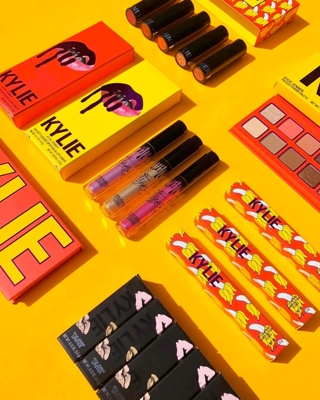 kylie cosmetics jenner summer makeup collection restock lipgloss lipstick eye shadow palette lip kit
