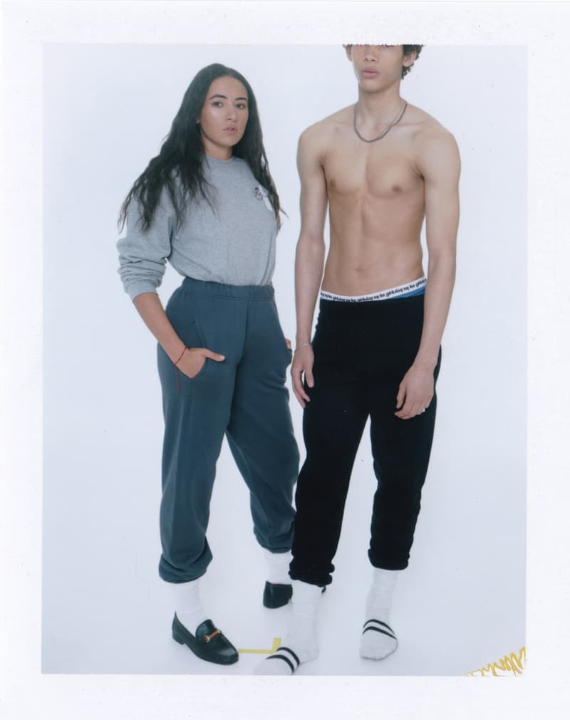 les girls les boys campaign beauty standards Fabien Montique polaroids lingerie unisex