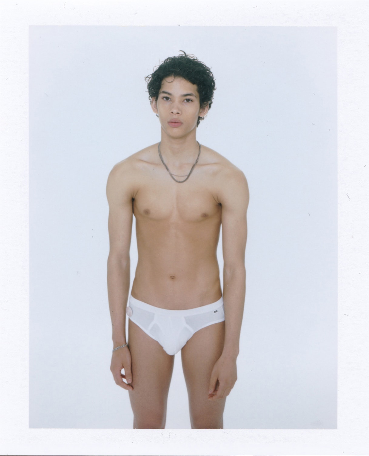 les girls les boys campaign beauty standards Fabien Montique polaroids lingerie unisex