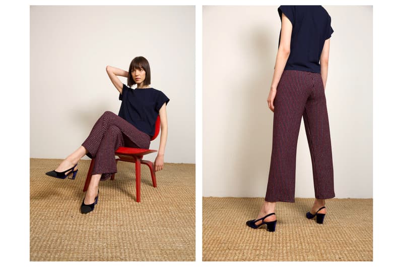 Liana Fall/Winter 2018 Collection Lookbook Alex Pant Navy Maroon