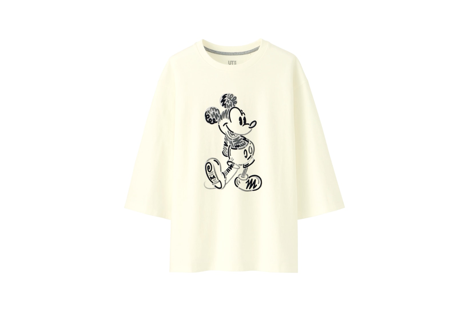 Love & Mickey Mouse Uniqlo UT T-Shirt Collection Cream