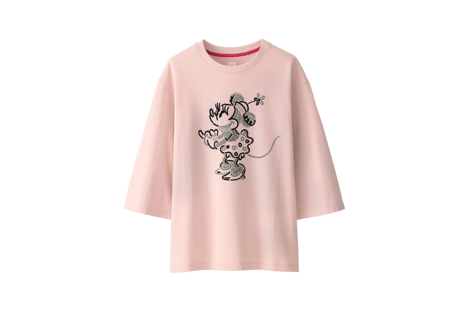 Love & Mickey Mouse Uniqlo UT T-Shirt Collection Light Pink