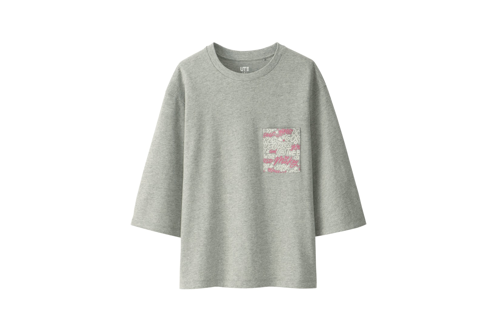 Love & Mickey Mouse Uniqlo UT T-Shirt Collection Grey