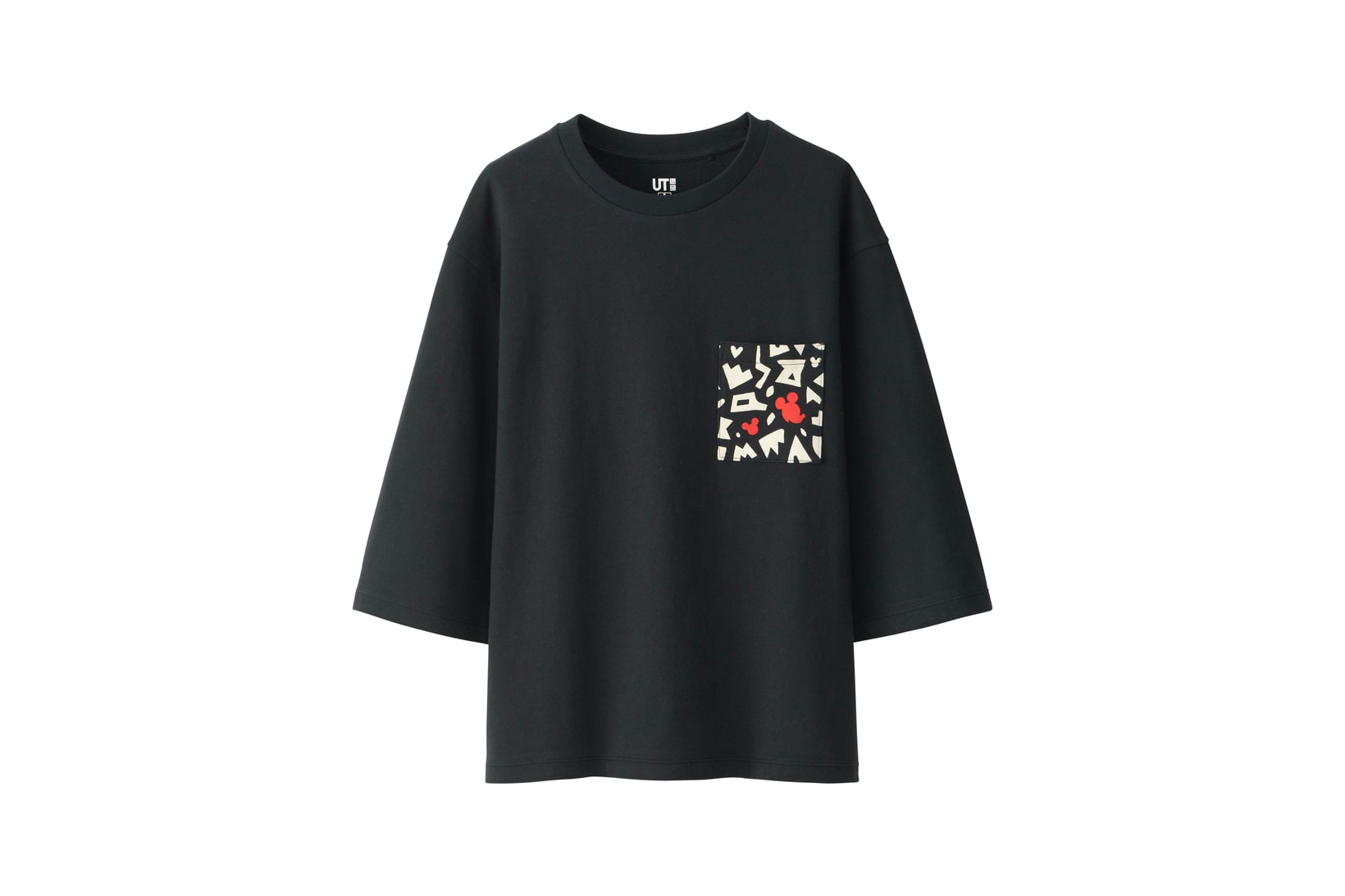 Love & Mickey Mouse Uniqlo UT T-Shirt Collection Black Red