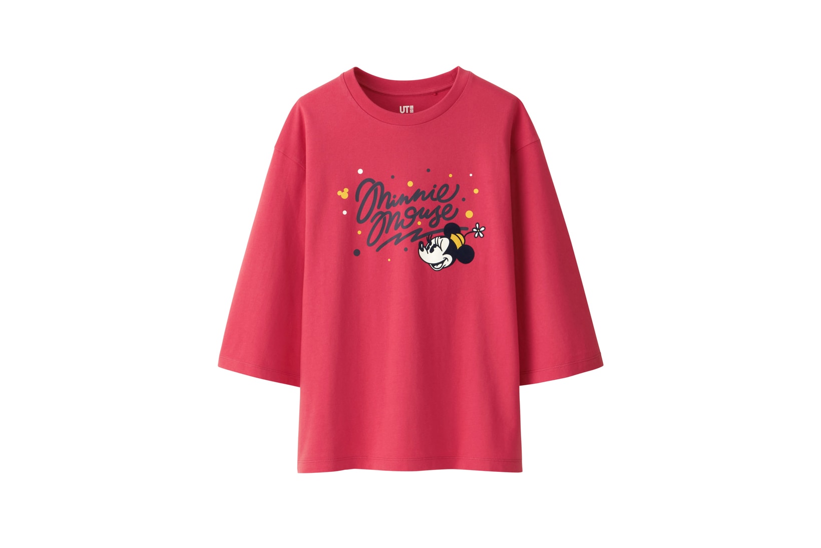 Love & Mickey Mouse Uniqlo UT T-Shirt Collection Dark Pink