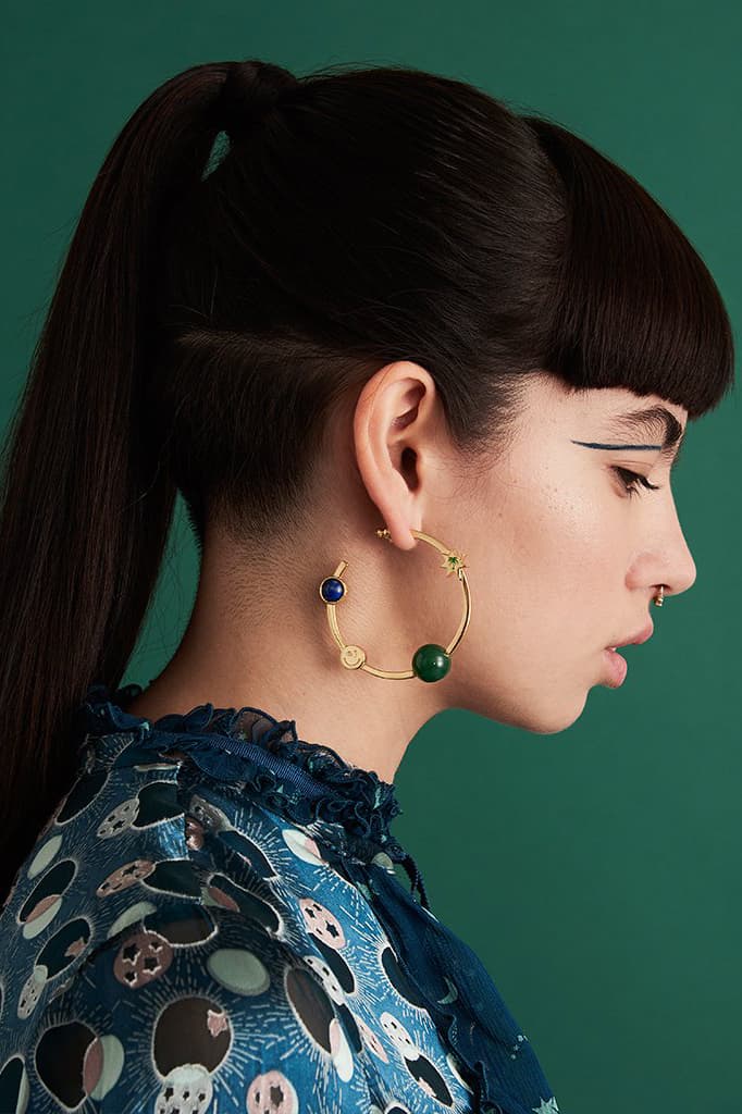 Milk Tooth London Sphere Earring Collection Cosmos Sun Ra Max Loeffler Tarot Cards Jewelry