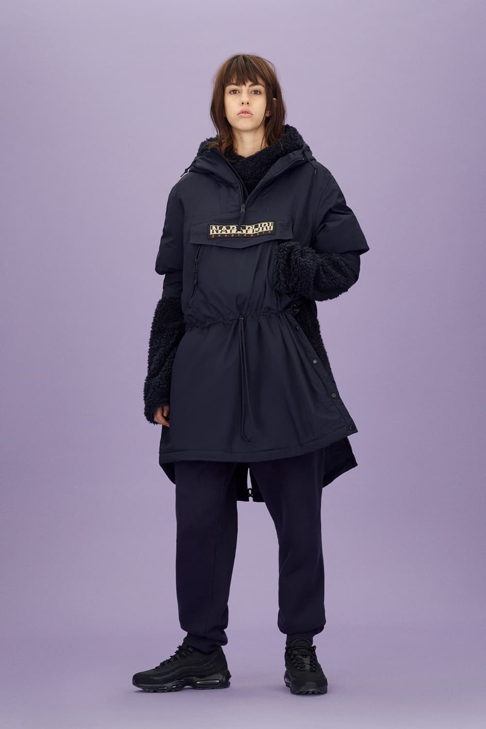 NapapijriFall/Winter 2018 Outerwear Collection Purple Yellow Puffer Jacket Parka