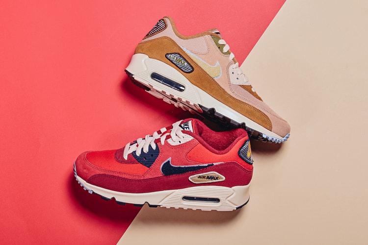 Nike's Air Max 90 Premium SE Gets Updated With Fuzzy "Varsity" Details