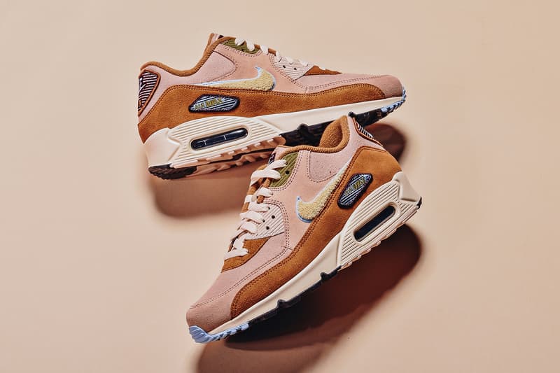 Nike Air Max 90 Premium SE Varsity Pack Muted Bronze University Red