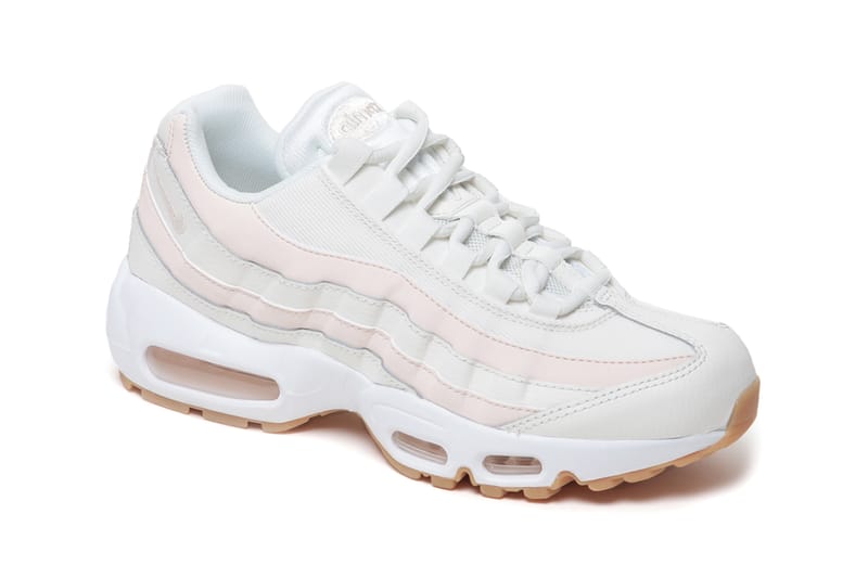 nike 95 pink and white