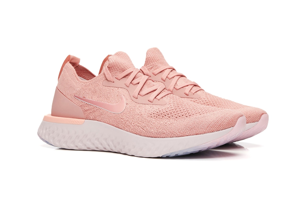 Nike Epic React Flyknit Rust Pink Rose Gold Copper Women's Sneaker