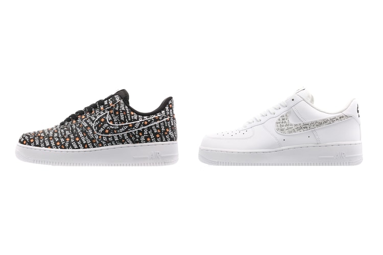 Nike's "Just Do It" Pack Features New Air Force 1 Low Designs