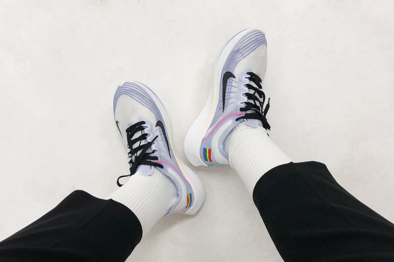 hypebaekicks review nike zoom fly betrue pride pack rainbow lgbtq